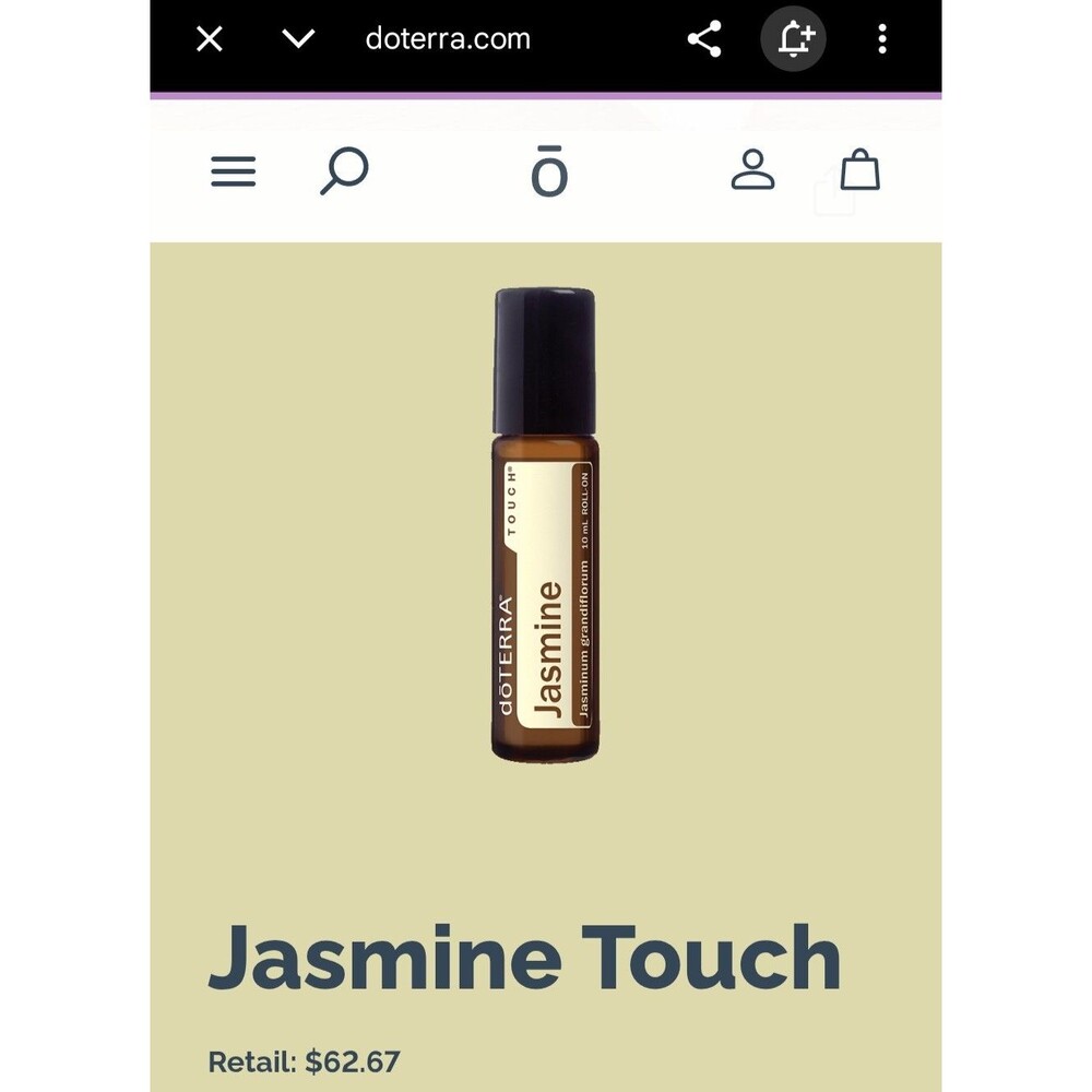 doTerra Jasmine Touch 10ml, New and Sealed